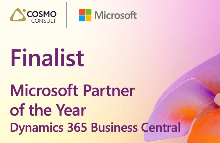 COSMO CONSULT Finalist beim Microsoft Global Partner of the Year-Award