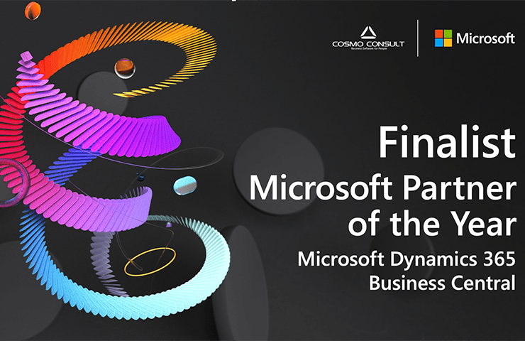 COSMO CONSULT Finalist bei Microsofts Global Partner of the Year Award