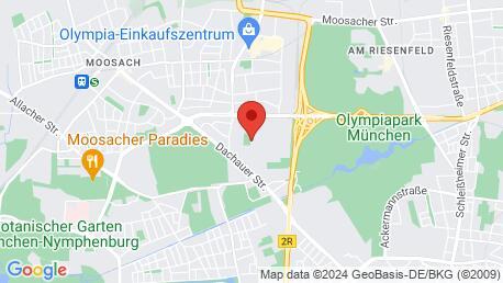 Google Maps-bild av den aktuella platsen