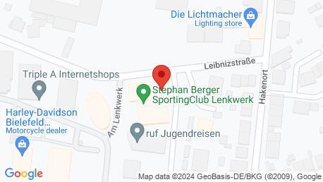 Google Maps-bild av den aktuella platsen