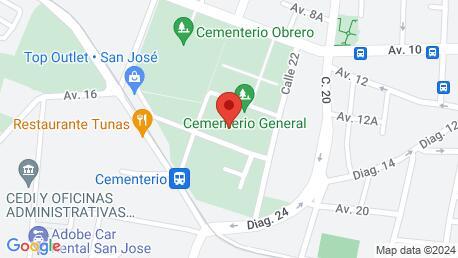 Imagen de Google Maps de la ubicación actual