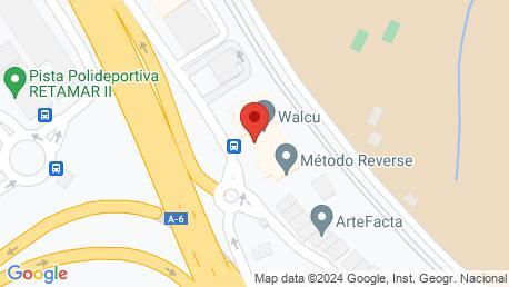 Google Maps kép az aktuális helyről