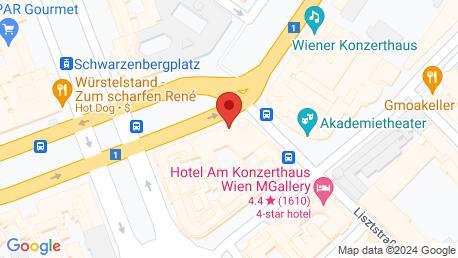 Google Maps kép az aktuális helyről