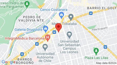 Imagen de Google Maps de la ubicación actual