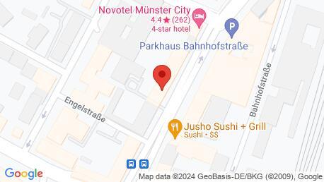 Google Maps-bild av den aktuella platsen