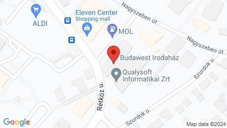 Google Maps kép az aktuális helyről