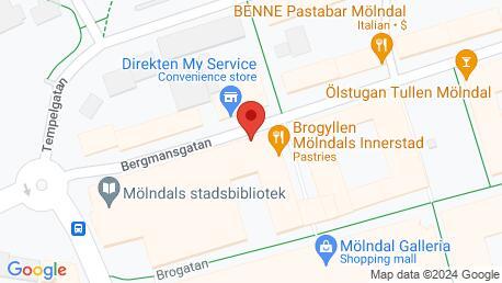 Google Maps kép az aktuális helyről