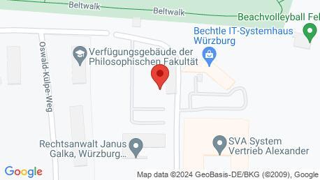 Google Maps-bild av den aktuella platsen