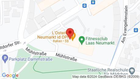 Google Maps Grafik des aktuellen Standortes