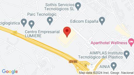 Imagen de Google Maps de la ubicación actual