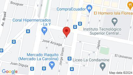 Imagen de Google Maps de la ubicación actual