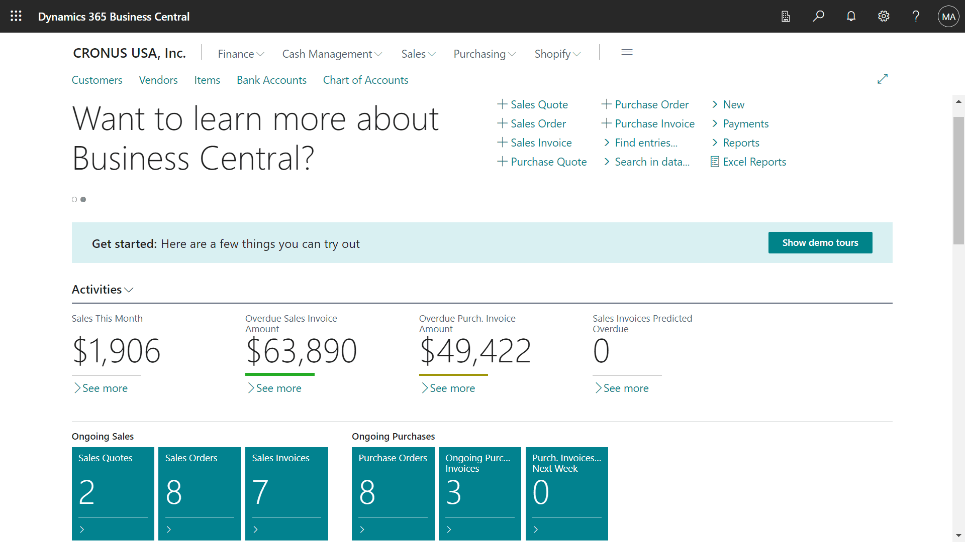 Learn more about Microsoft Dynamics 365 Business Central