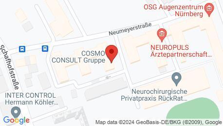 Google Maps kép az aktuális helyről